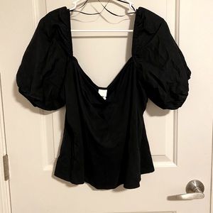 H&M puffy sleeve top